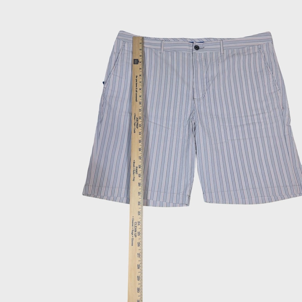 Tommy Bahama Light Blue Pinstripe Flat Front Shorts